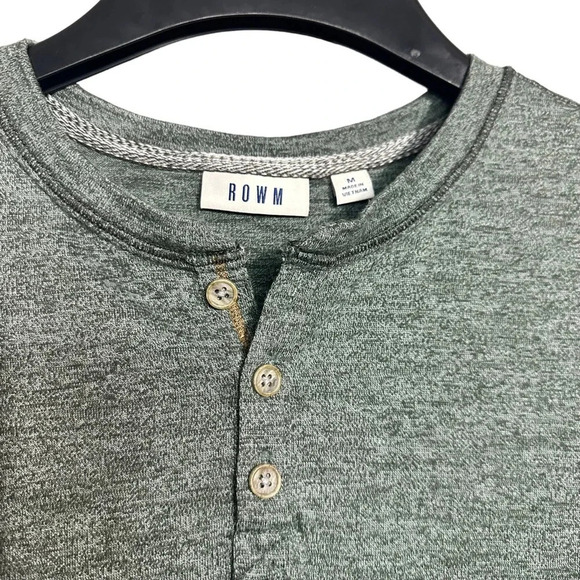 ROWM Green Shortsleeve Tshirt Size Medium - Picture 4 of 6